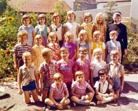 1972, Kindergarten in R&ouml;llbach